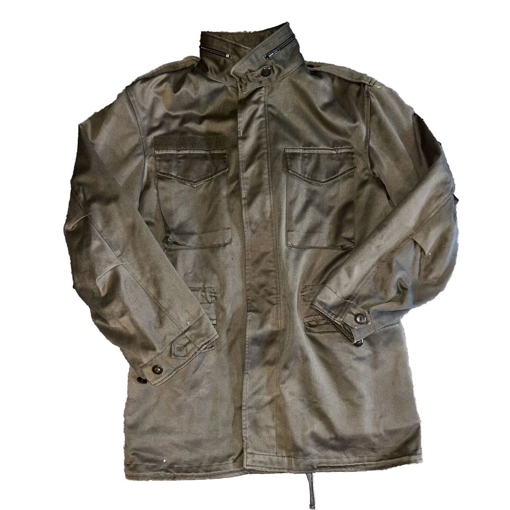 Large Austrian Army Österreich Bundesheer Heereseigentum Jacket Coat Parka
